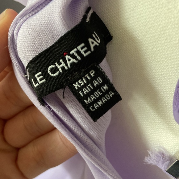 Le Chateau sleeveless halter tie up top - Picture 3 of 3